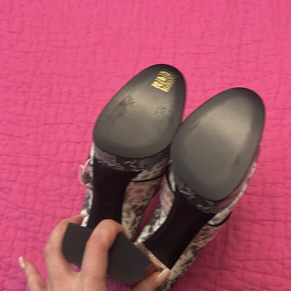 Casadei Multicolor Snakeskin Heels, US7,5 - Picture 11 of 13